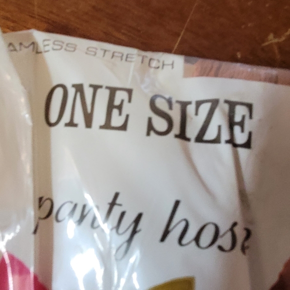 * vintage pantyhose one size seamless stretch off brand 1960's vintage - Picture 4 of 6